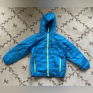L.L. Bean Kids Blue Jacket with Green Accents